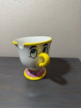 Disney Chip Ceramic Coffee Mug with Yellow Trim NWT